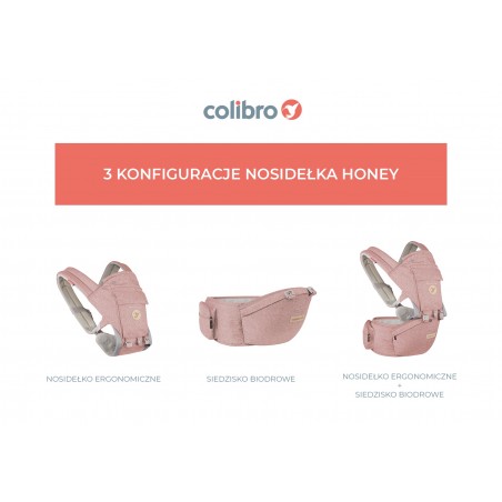 Nosidełko Colibro Honey Sweet Pink - 5