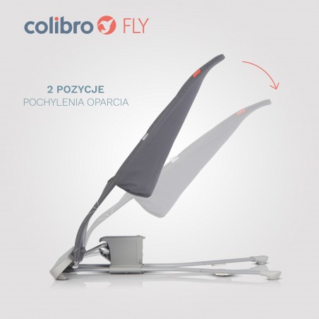 Leżaczek dziecięcy Colibro Fly Onyx - 15