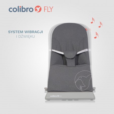 Leżaczek dziecięcy Colibro Fly Onyx - 16