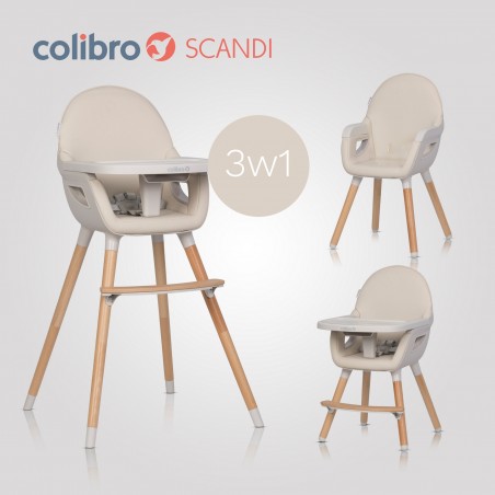 Krzesło do karmienia Colibro Scandi Almond - 1