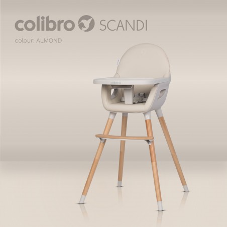 Krzesło do karmienia Colibro Scandi Almond - 3