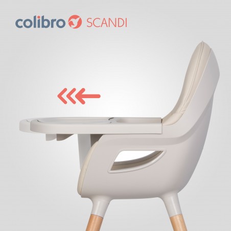 Krzesło do karmienia Colibro Scandi Almond - 4