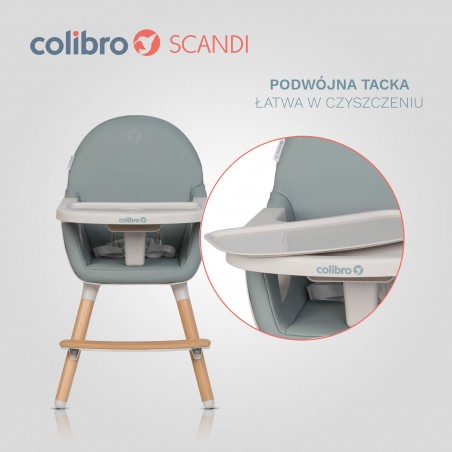 Krzesło do karmienia Colibro Scandi Agava - 6