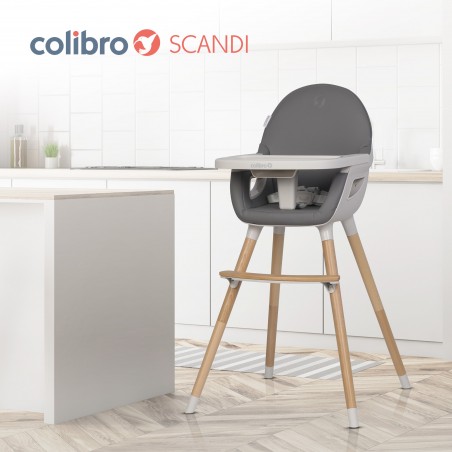Krzesło do karmienia Colibro Scandi Onyx - 2