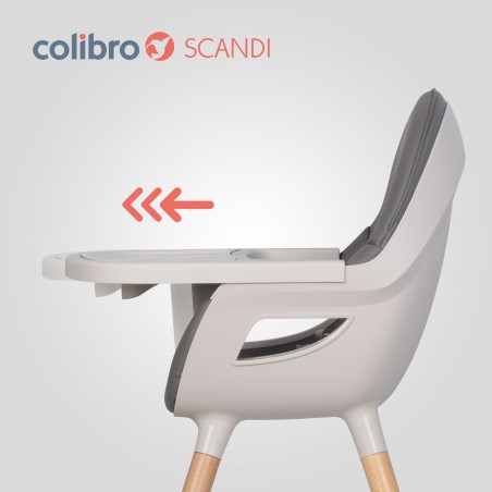 Krzesło do karmienia Colibro Scandi Onyx - 4