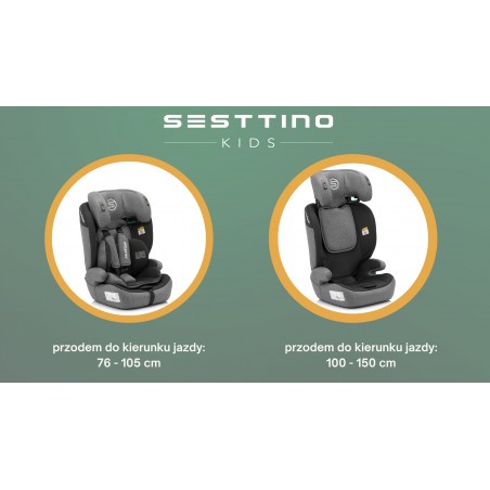 Fotelik samochodowy 76-150cm Sesttino Rocker Pro 9-36kg i-Size - 10