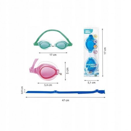 BESTWAY Hydro-Swim Okulary do pływania Lil Lightning Swimmer zielone - 1