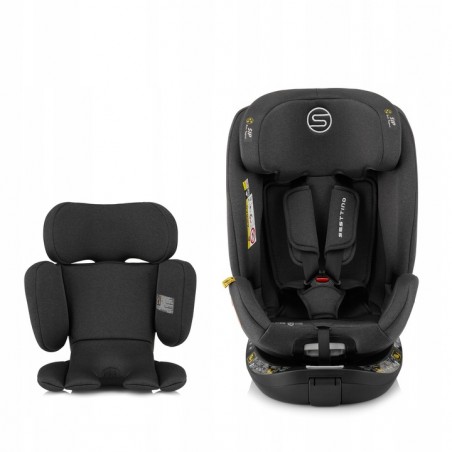 Fotelik samochodowy i-Size 40-150cm Sesttino Shiver 0-36kg ISOFIX Black/Gold - 6