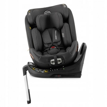 Fotelik samochodowy i-Size 40-150cm Sesttino Shiver 0-36kg ISOFIX Black/Gold - 8