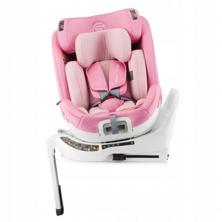 Fotelik samochodowy i-Size 40-150cm Sesttino Shiver 0-36kg ISOFIX Pink/Gold - 8