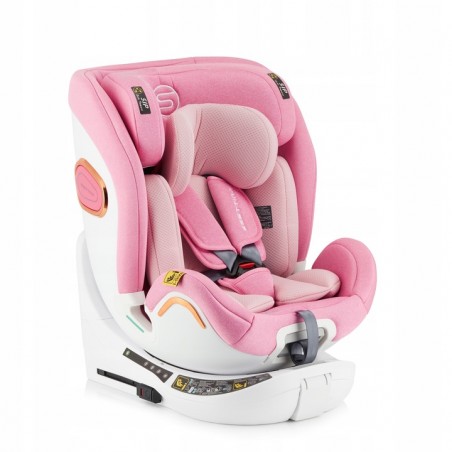 Fotelik samochodowy i-Size 40-150cm Sesttino Shiver 0-36kg ISOFIX Pink/Gold - 9