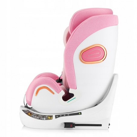 Fotelik samochodowy i-Size 40-150cm Sesttino Shiver 0-36kg ISOFIX Pink/Gold - 10