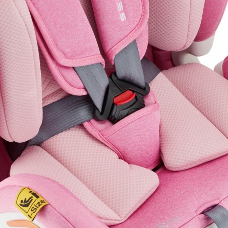 Fotelik samochodowy i-Size 40-150cm Sesttino Shiver 0-36kg ISOFIX Pink/Gold - 12