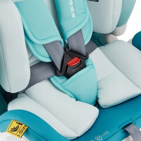 Fotelik samochodowy i-Size 40-150cm Sesttino Shiver 0-36kg ISOFIX Blue/Silver - 12