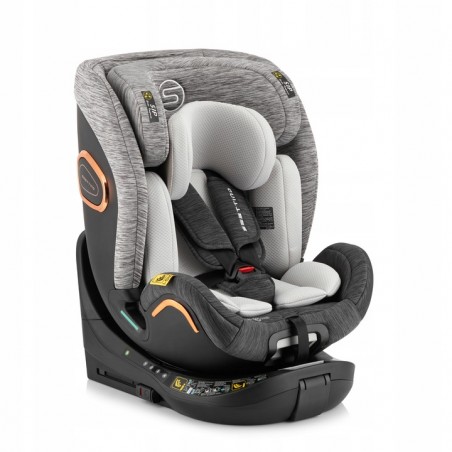 Fotelik samochodowy i-Size 40-150cm Sesttino Shiver 0-36kg ISOFIX Grey/Gold - 9