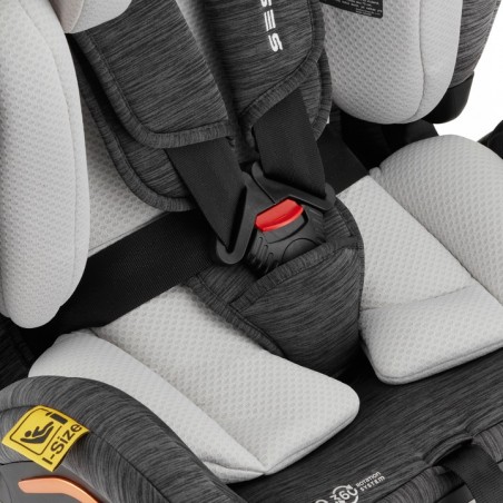 Fotelik samochodowy i-Size 40-150cm Sesttino Shiver 0-36kg ISOFIX Grey/Gold - 12