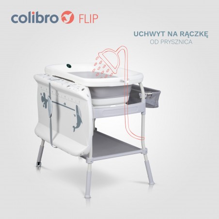 Colibro FLIP wanienka ze stojakiem, przewijakiem, regulacja wys.+ akcesoria - 10