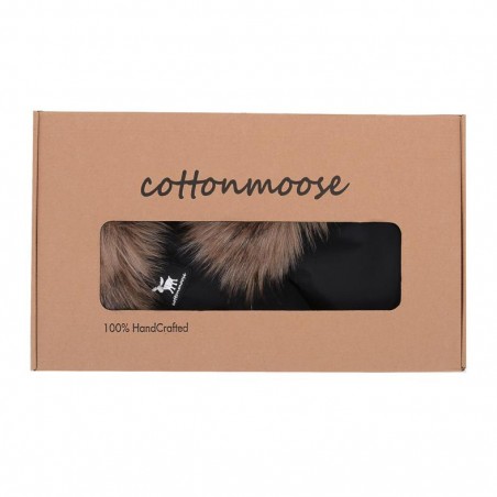 Cottonmoose Rękawice z Futerkiem Mufka do wózka Grey - 5