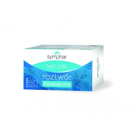 Sól fizjologiczna Symphar NaCl 0,9% 50 x 5 ml - 2
