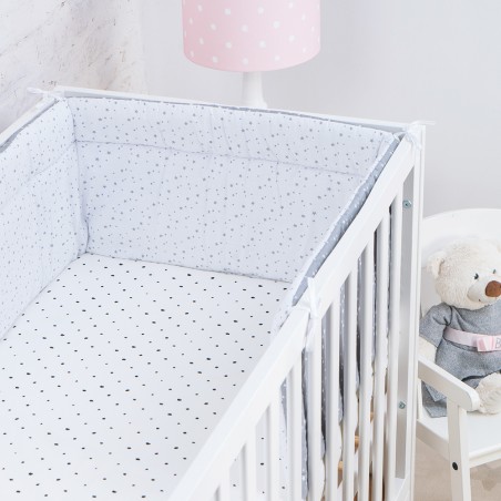 Babyboom dwustronny ochraniacz do łóżeczka dziecięcego Premium 180x30 cm Gwiazdozbiór - 3