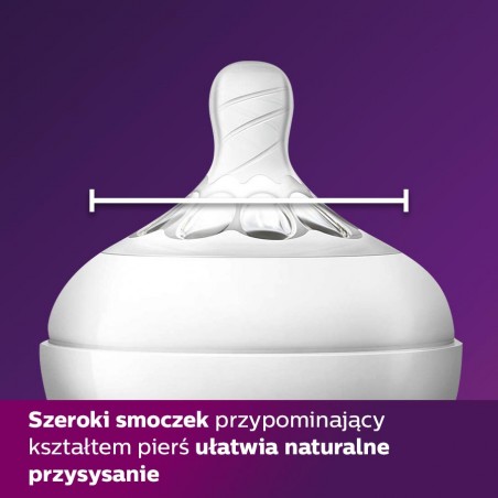 Butelka antykolkowa Avent Natural 260 ml SCF033/17 - 4