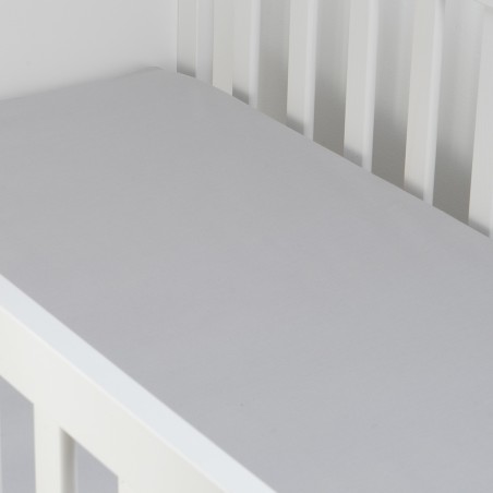 Babyboom prześcieradło bawełniane do łóżeczka dziecięcego 120x60 cm Premium Szary - 1