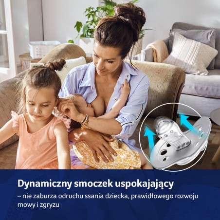 Smoczek dynamiczny Lovi 3-6m 2szt. Harmony Boy - 5