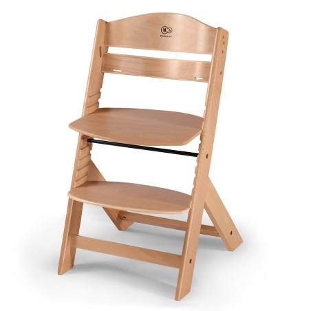Krzesełko do karmienia drewniane Kinderkraft ENOCK drewniane bez poduszki - 2