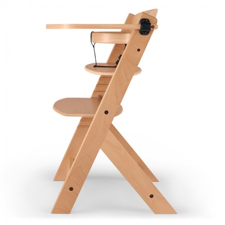 Krzesełko do karmienia drewniane Kinderkraft ENOCK drewniane bez poduszki - 4