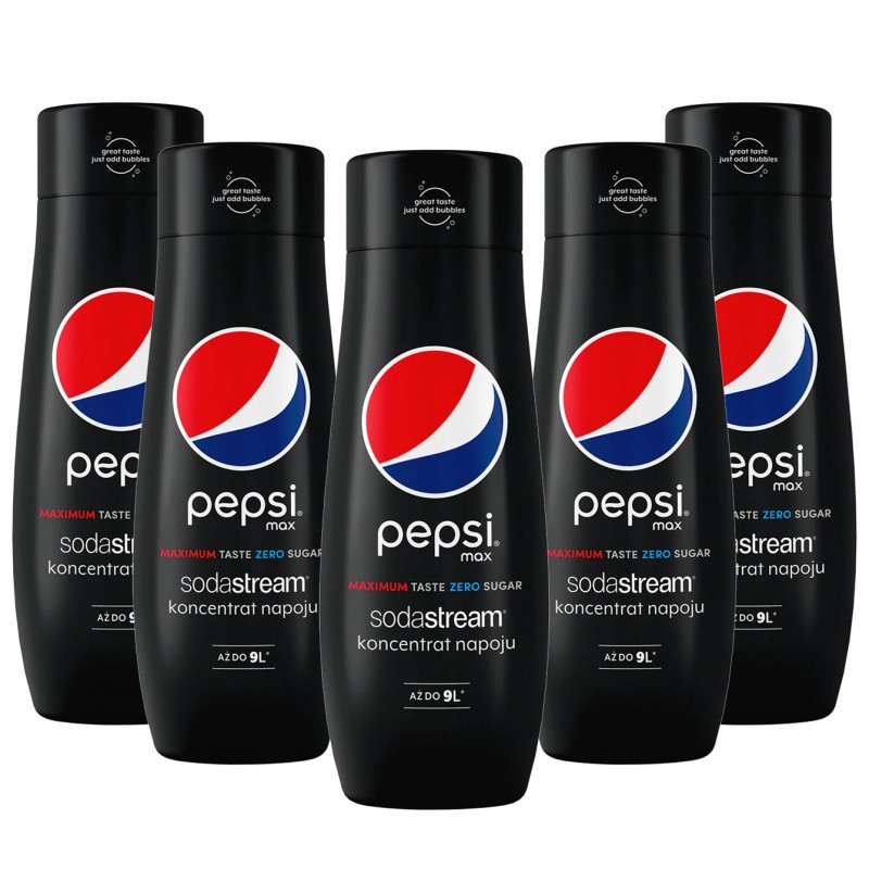 SODASTREAM Pepsi Max Zero bez cukru 2 x 440 ml Syrop - niskie ceny i opinie  w Media Expert