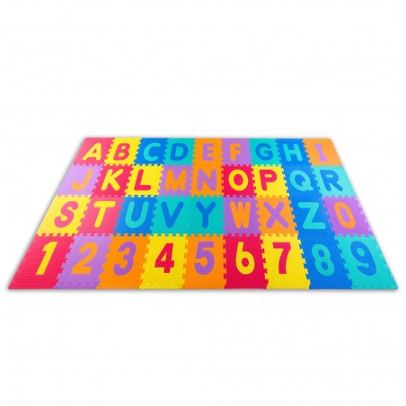 Duża mata piankowa, puzzle, litery kolorowe 36 szt. - 2