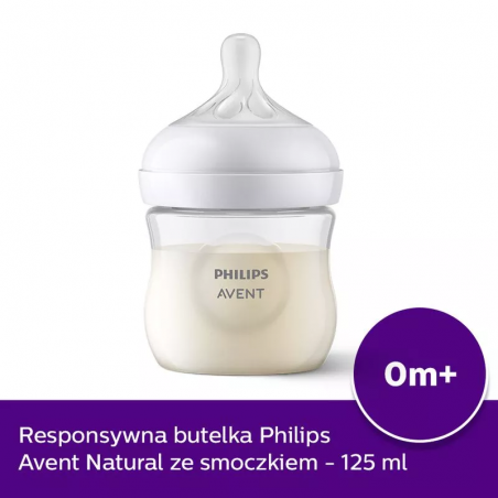 Philips Avent Butelka Natural Responsywna 125 ml 0m+ SCY900/01 RESPONSE - 1