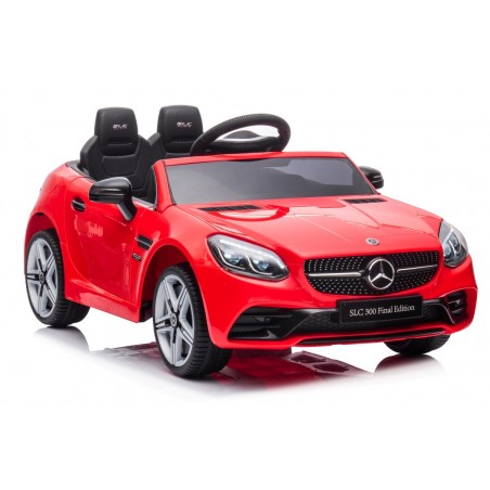 Sun Baby Jeździk na akumulator Mercedes BENZ SLC300 Cabrio czerwony, dźwięki, światła, pilot - 4