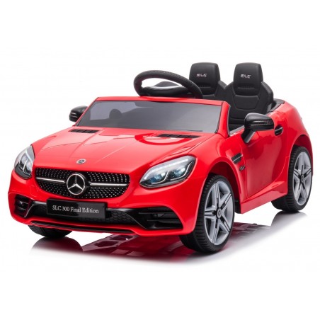Sun Baby Jeździk na akumulator Mercedes BENZ SLC300 Cabrio czerwony, dźwięki, światła, pilot - 7