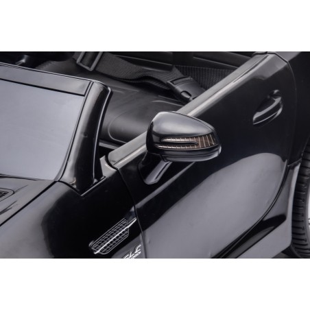 Sun Baby Jeździk na akumulator Mercedes BENZ SLC300 Cabrio czarny, dźwięki, światła, pilot - 3