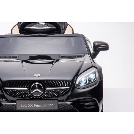 Sun Baby Jeździk na akumulator Mercedes BENZ SLC300 Cabrio czarny, dźwięki, światła, pilot - 8