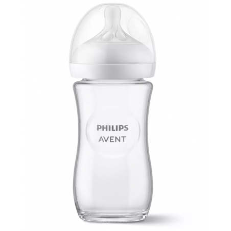 Philips Avent Butelka Szklana Natural Responsywna 240 ml 0m+ SCY933/01 RESPONSE - 1