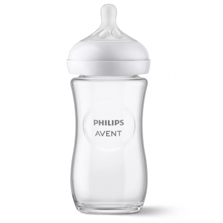 Philips Avent Butelka Szklana Natural Responsywna 240 ml 0m+ SCY933/01 RESPONSE - 2