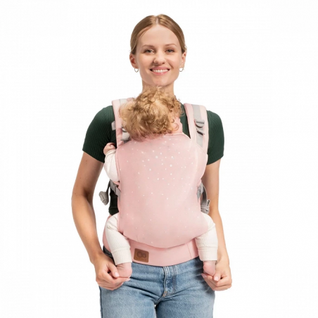 Nosidełko ergonomiczne dla dzieci Kinderkraft MILO Confetti Pink - 1
