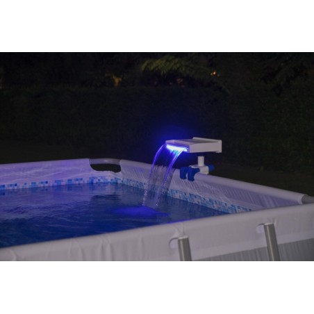 Fontanna wodna z Podświetleniem LED do basenów ogrodowych BESTWAY 8 trybów - 4