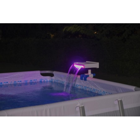 Fontanna wodna z Podświetleniem LED do basenów ogrodowych BESTWAY 8 trybów - 8