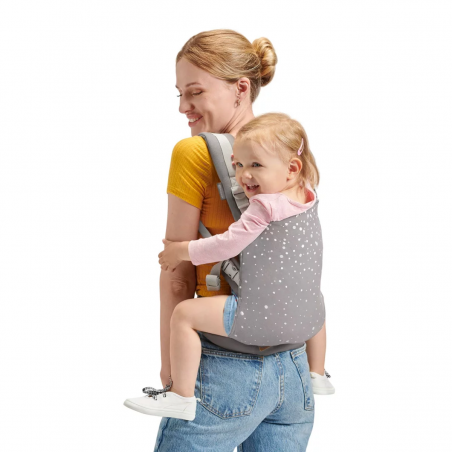 Nosidełko ergonomiczne dla dzieci Kinderkraft NINO Confetti Grey - 1