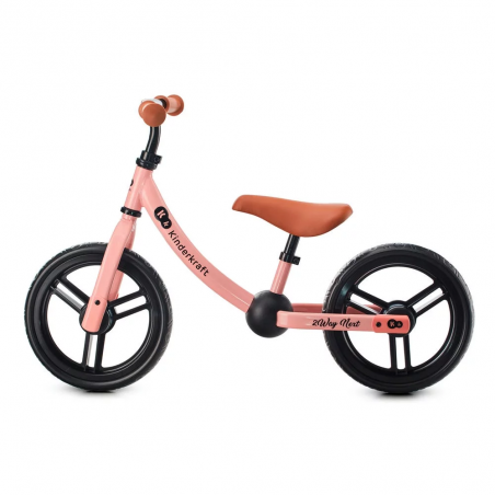 Rowerek biegowy Kinderkraft 2WAY NEXT Rose Pink - 1