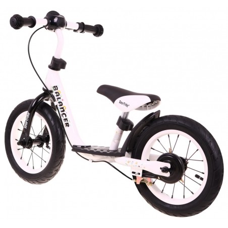 Rowerek biegowy SporTrike Balancer dla dzieci Biały Pierwszy rowerek do Nauki jazdy - 1