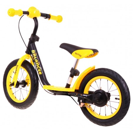 Rowerek biegowy SporTrike Balancer dla dzieci Żółty Pierwszy rowerek do Nauki jazdy - 3