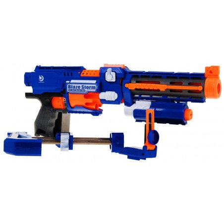 Karabin Pistolet 2w1 dla dzieci 8+ Blaze Storm 20 długich Pocisków z pianki + Celownik laserowy + Kolba - 2