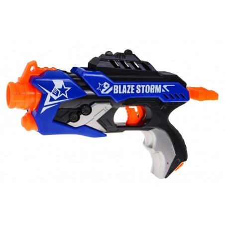 Sprężynowy Pistolet dla dzieci 8+ Blaze Storm 5 pocisków Kulek z pianki + Ręczny mechanizm - 2