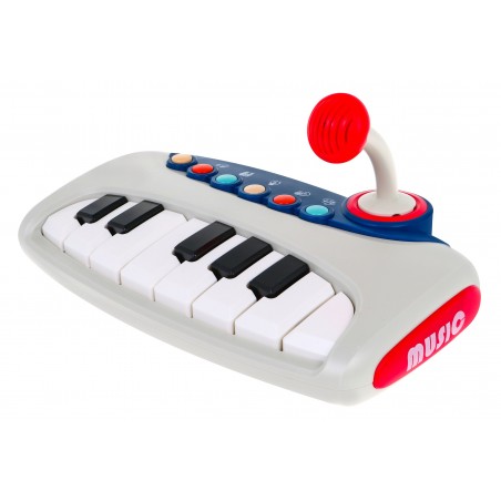 Interaktywny keyboard z mikrofonem dla dzieci 18m+ Zabawka muzyczna Pianinko + nauka gry - 2