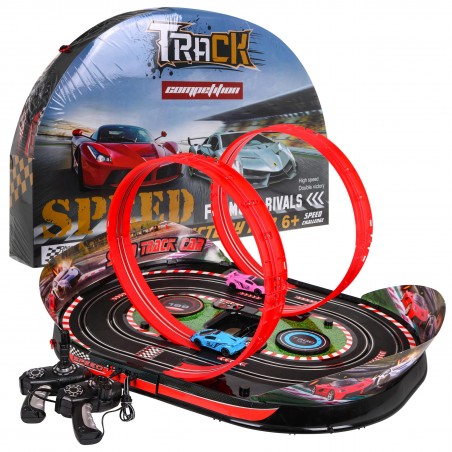 Składany tor wyścigowy Track Speed dla dzieci 6+ Sterowane autka + interaktywne efekty - 5