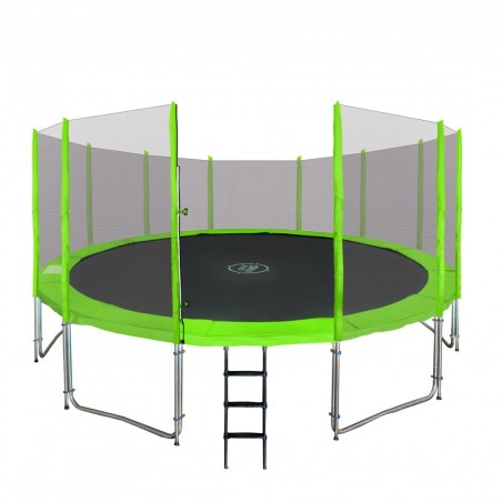Trampolina ogrodowa SkyRamiz 487cm 16FT dla dzieci Zielony + Akcesoria - 2